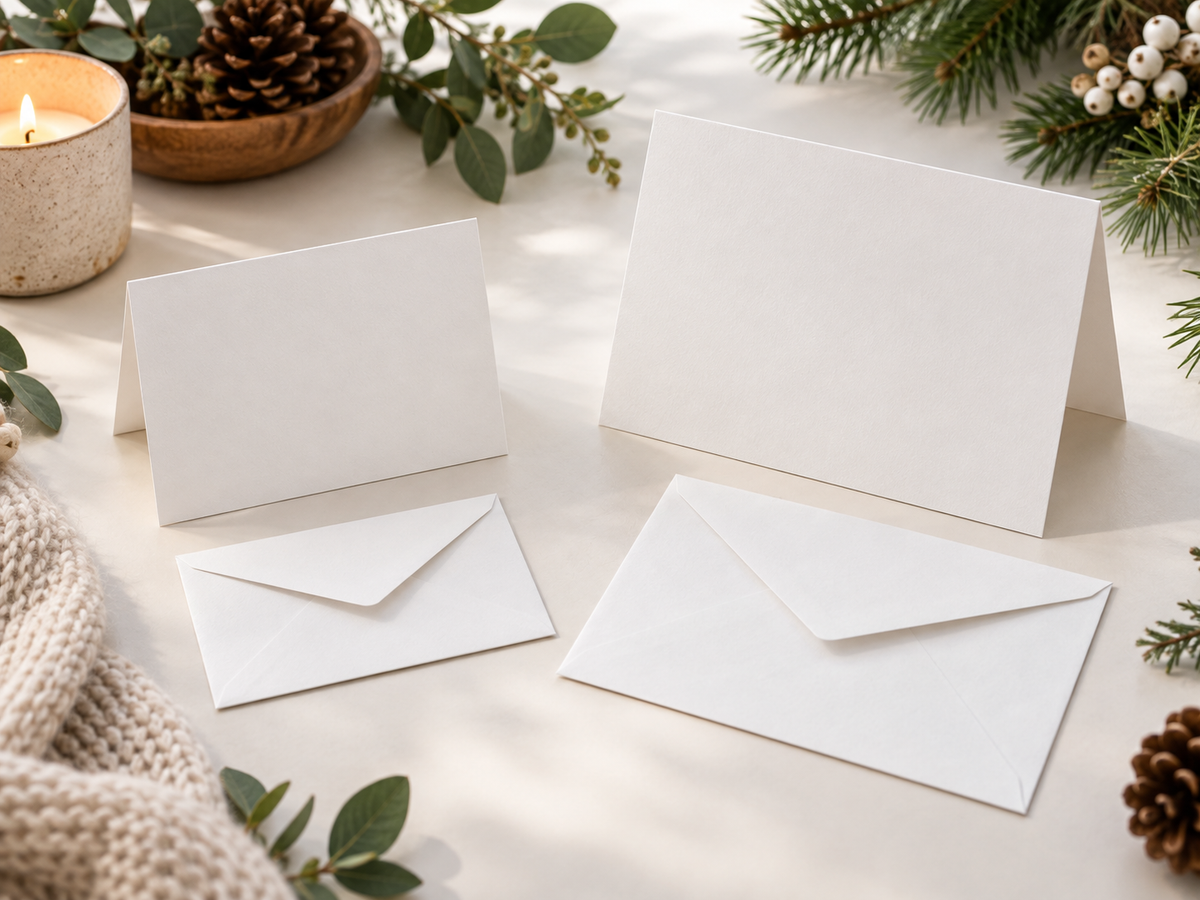 4x6 vs. 5x7 Folded Holiday Cards: Which Size Fits Your Greeting?