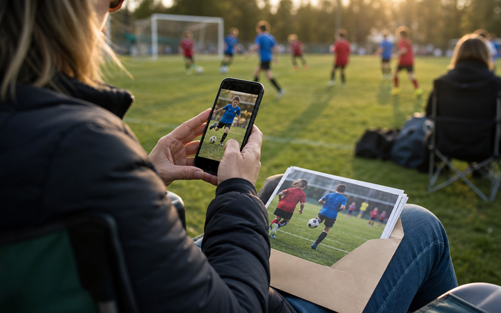 How to Print Youth Sports Photos From Your Phone