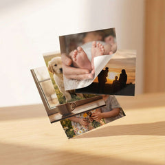 3x3 inch borderless square photo stickers custom printed