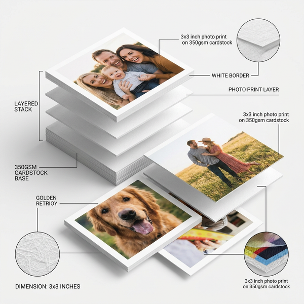 3x3" Prints With Border