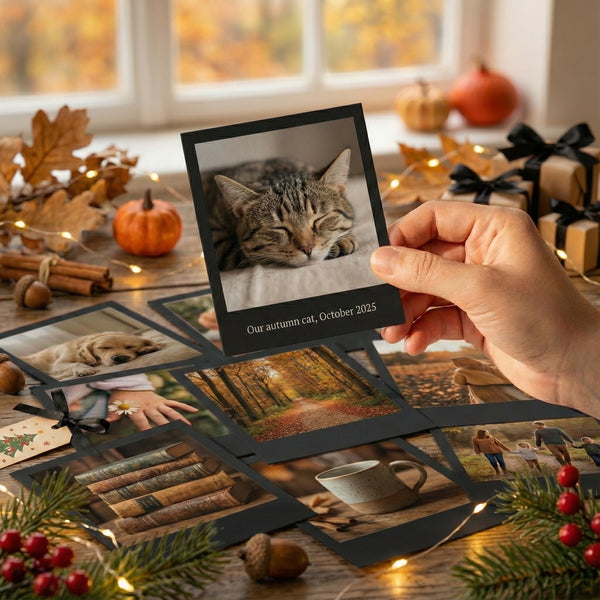 3x4" Black Retro Prints