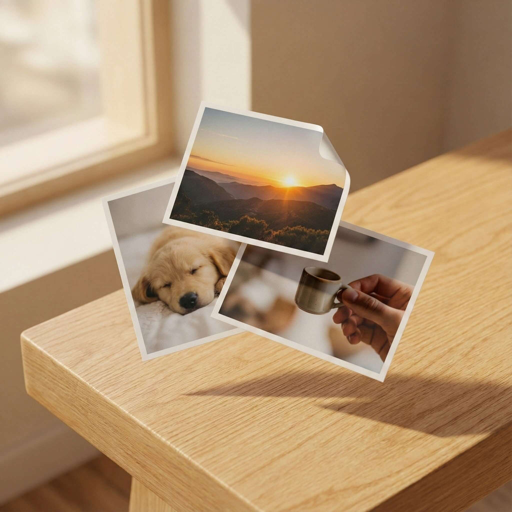3x4 inch classic rectangle photo stickers