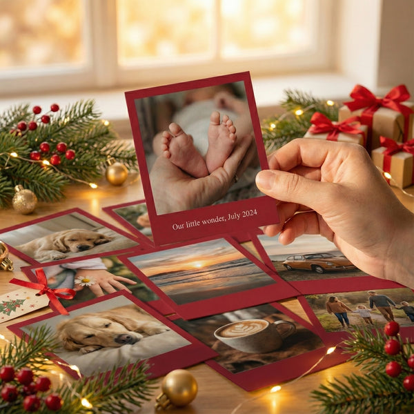 3x4" Red Retro Prints