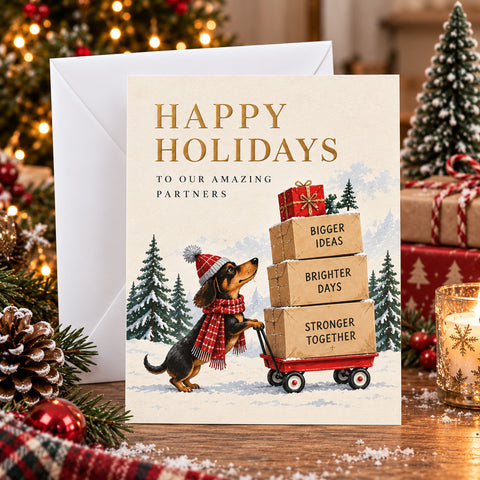 Stronger Together Holiday Partner Card