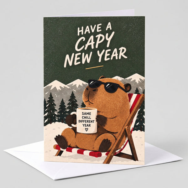 Have a Capy New Year Cards