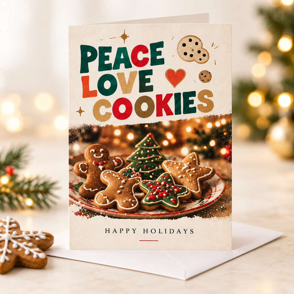Peace Love Cookies Cards