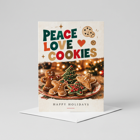 Peace Love Cookies Cards