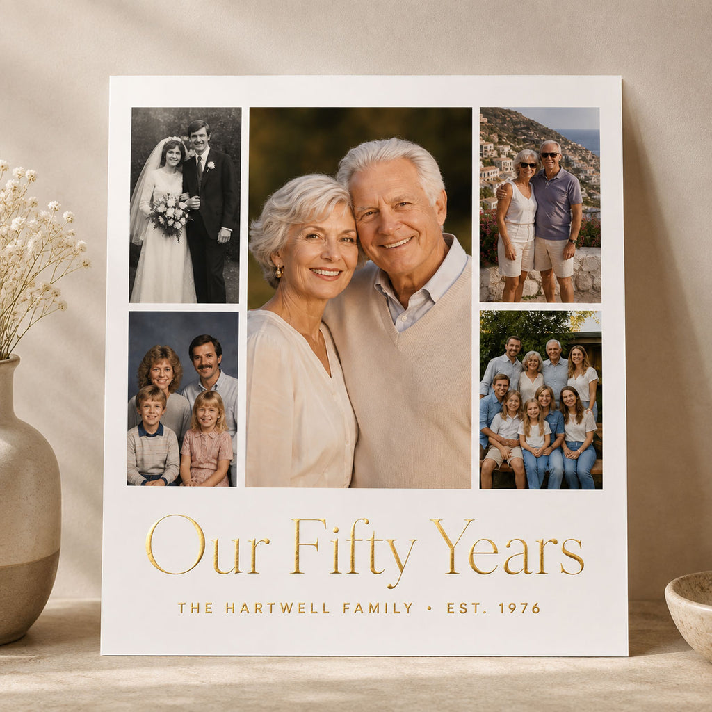 Golden Milestone Family Story Poster