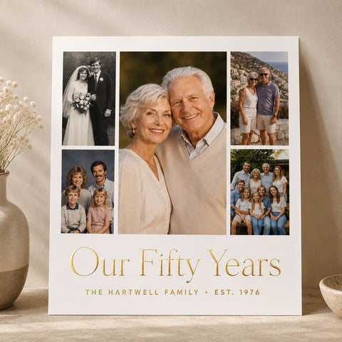 Golden Milestone Family Story Poster
