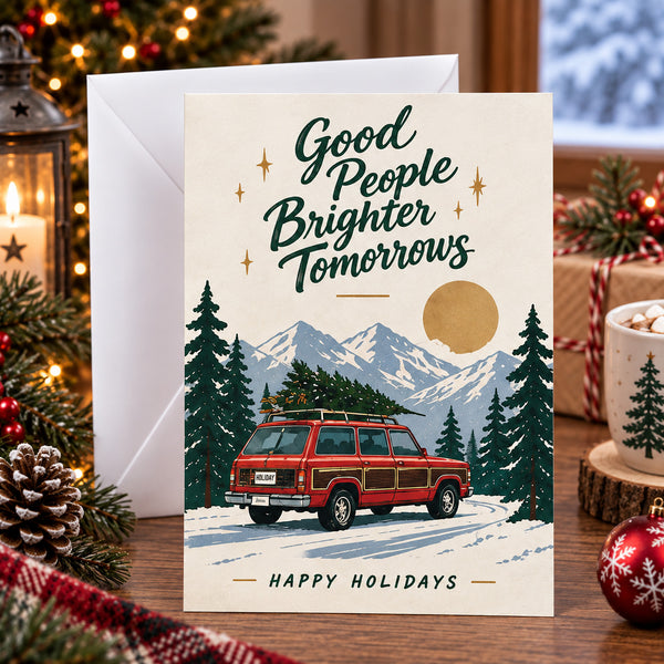 Good People Brighter Tomorrows Holiday Card