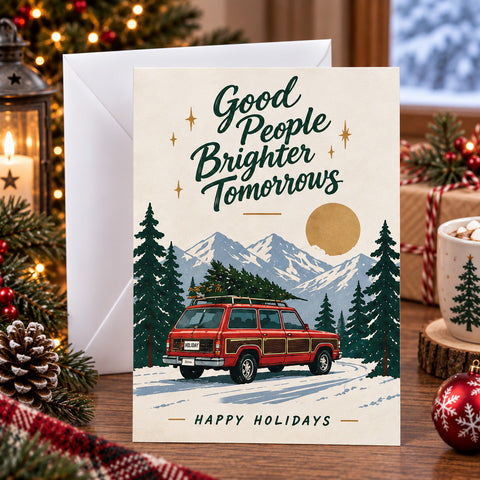 Good People Brighter Tomorrows Holiday Card