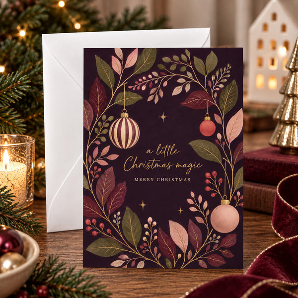 A Little Christmas Magic Holiday Card
