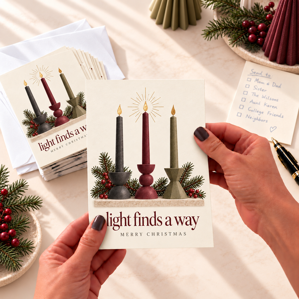 Christmas Candle Cards