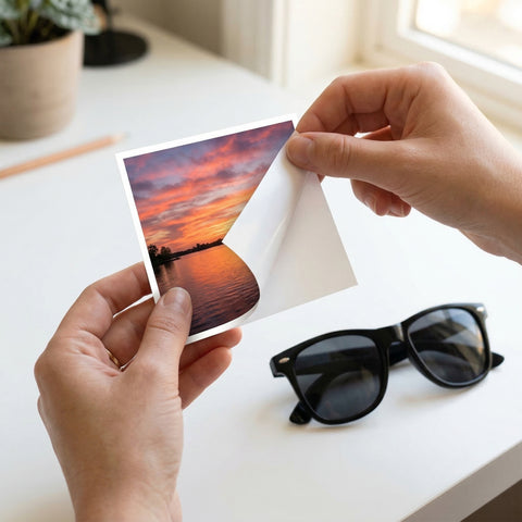 4x4" Stickers With Border