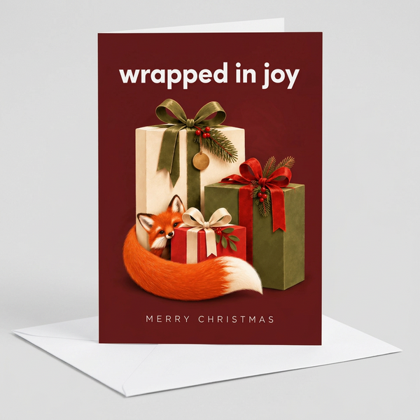 Joy Fox Christmas Cards