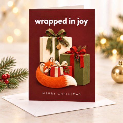 Joy Fox Christmas Cards